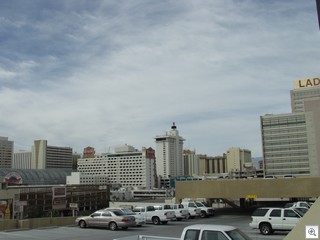 Roof Top View of Downtown Las Vegas from the City Hall Parking Garage