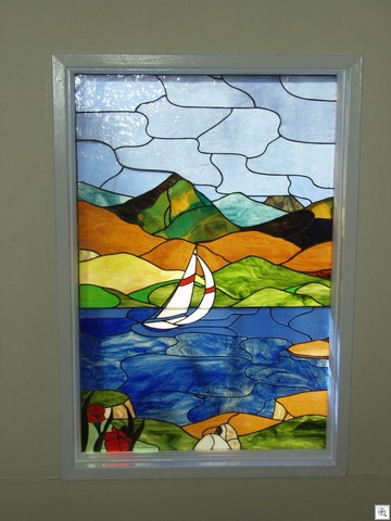 Summer At Lake Mead - Stained Glass in Liberace Townhome