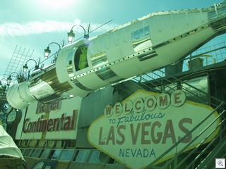 Alien in the Vegas World spaceship