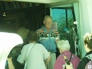 Lonnie Hammargren personally greeted every visitor
