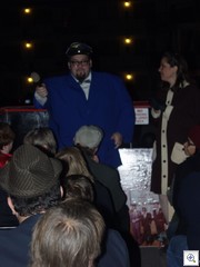 Tour Guide Chris Nichols and Atomic Age Alliance founder MaryMargaret Stratton