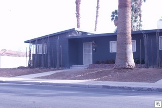 New Landscape Being Installed In The Historic Downtown Neighborhood Of Vintage Las Vegas