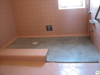 Converting a classic sunken tub into a handicap shower might be practical, but it didn't improve the value of the home. 