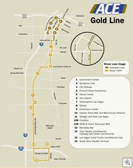 ACE Gold Line Map