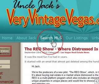 Searching the MLS for Vintage and Mid Century Modern Homes and Neighborhoods in Las Vegas