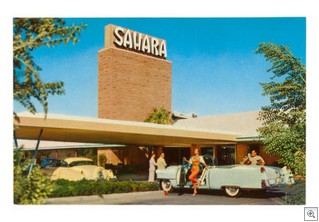 The Sahara Hotel in Las Vegas - Circa 1950