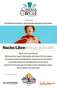 Nacho Libre - Cinema in the CIrcle - Friday April 18, 2014  7pm