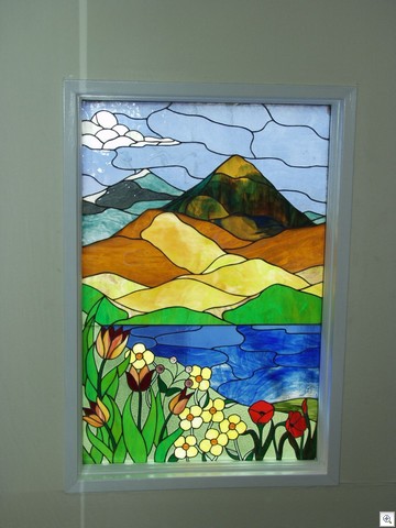 Spring Time At Lake Mead - Stained Glass in Liberace Townhome