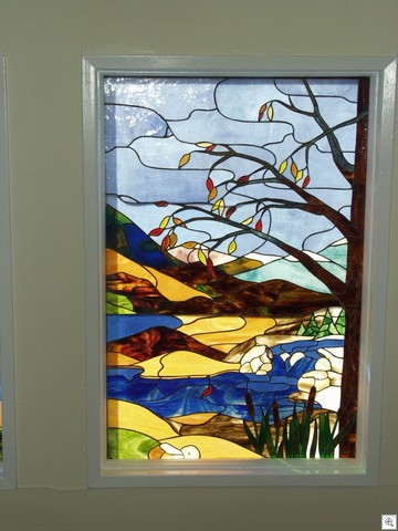 Autumn At Lake Mead - Stained Glass in Liberace Townhome