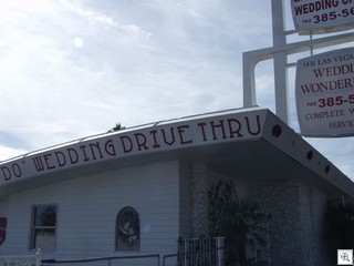 Curved roofline and overhangs on The Strip