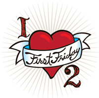 First Friday Logo Stickers Will Be Available