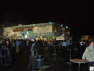 Street scene in front of the Funk House Antiques at First Friday in Las Vegas