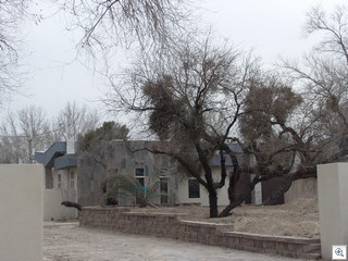 A Folded Roof Mid Century Modern Home Under Construction In The Historic Las Vegas Neighborhood Of Scotch 80's In  Las Vegas