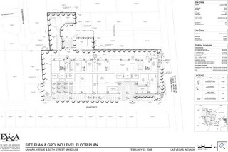 6th and Sahara project proposal with SINGLE FAMILY HOMES  on the other side of  6th Street. 