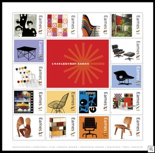 EAMES STAMPS from the US Postal Service