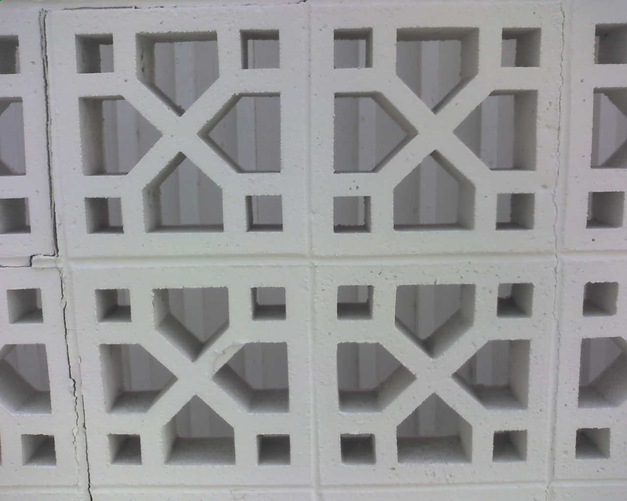 Decorative Mid Century Modern Concrete Block Pattern #2 - Very Vintage