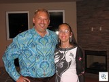 Ken Wolfson, of Wolfson Lofts with the VeryVintageVegas fashionista, Mary Joy Alderman. 