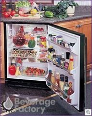 BEVERAGE FACTORY Under counter refridgerators are a great energy and space saving way to remodel a kitchen