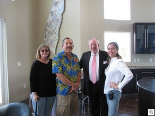 Lynn Zook, Jack LeVine, Mayor Oscar Goodman and MaryMargaret Stratton at the Wolfson Lofts Grand Opening