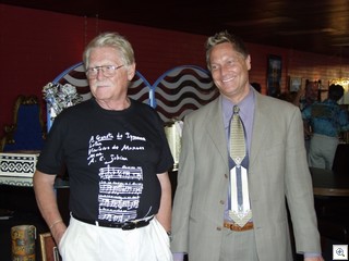 Dr. Lonnie Hammergren with his son Carl at Retro Vegas