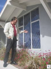 Leaded glass windows - photo by Andy Taylor, Downtown View section of the 3-10-09 Las Vegas Review Journal