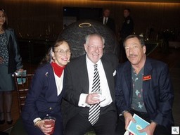 Mary Joy Alderman, Mayor Oscar Goodman, Jack LeVine