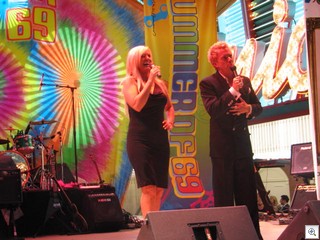 Zowie Bowie, who perform at the Palms in Las Vegas also performed at Mayor Oscar Goodman's Birthday Party 