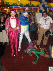 Cirque Du Soleil performers at Mayor Oscar Goodman's 70th Birthday Party