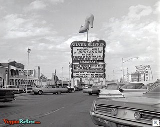 Silver Slipper Sign - photo courtesy of VegasRetro.com c-Robert Scott Hooper