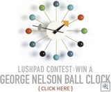 Lushpad give away clock