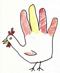Hand-turkey