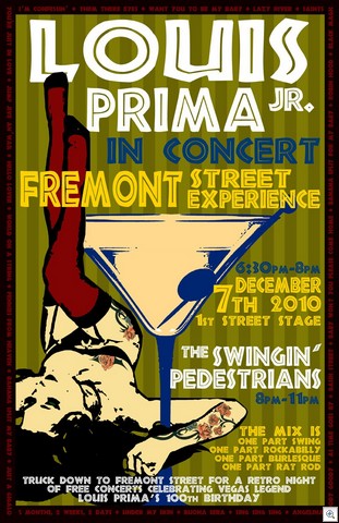 Louis Prima 100th Birthday Concert At Fremont Street Experience