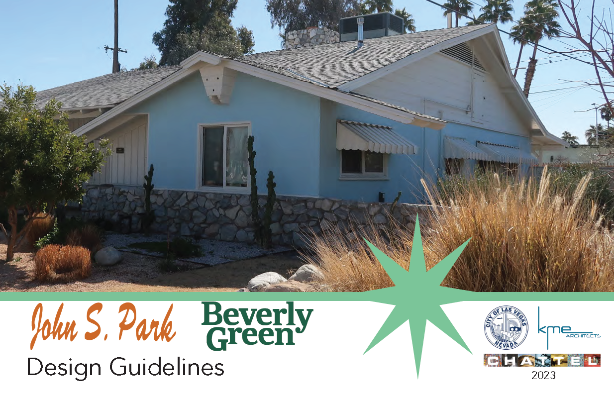 【10777】History HS-LVSD Las vegas グリーン John S. Park & Beverly Green Historical Design Guidelines - Very