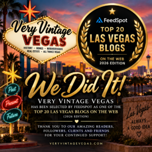 Very Vintage Vegas Named One of the Top 20 Las Vegas Blogs on the Web!